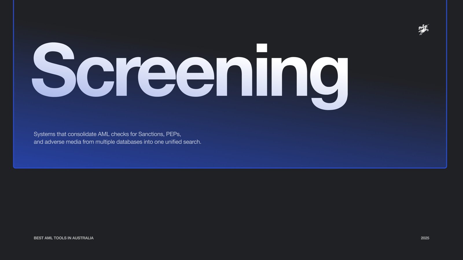 Screening Intro Page