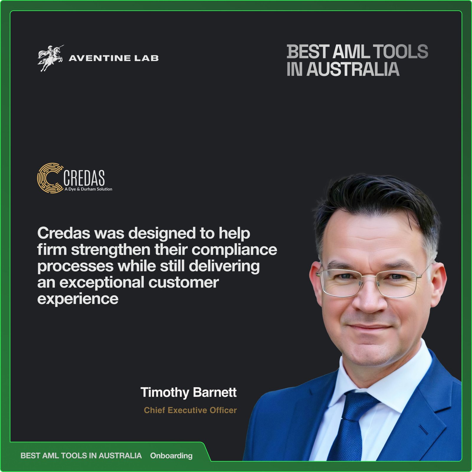 Credas Founder Quote