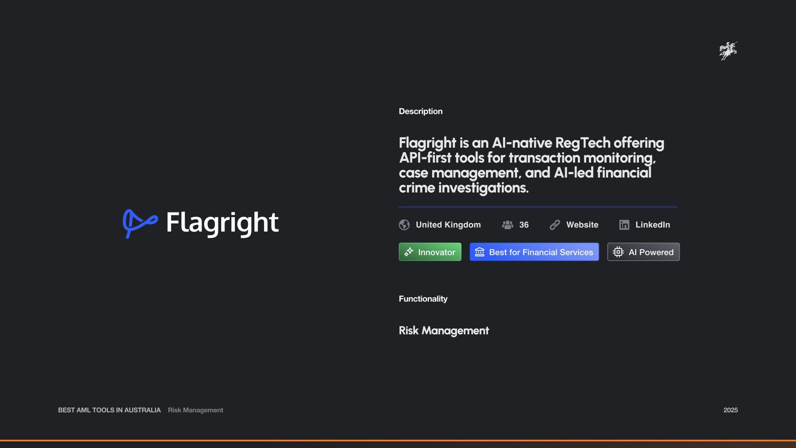 Flagright intro page
