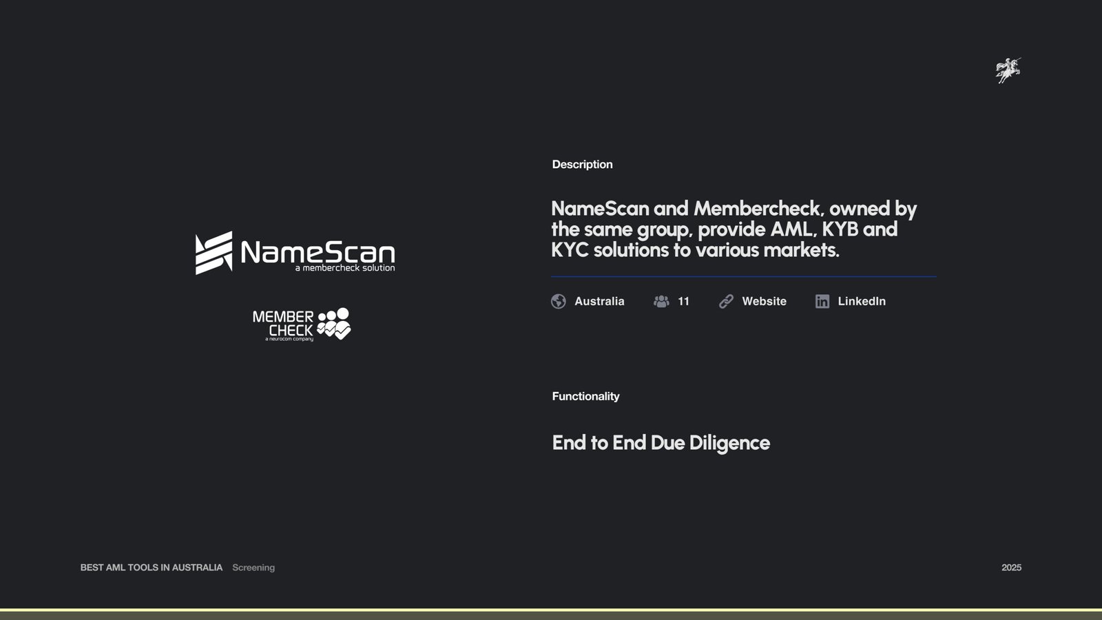 Namescan Intro Page