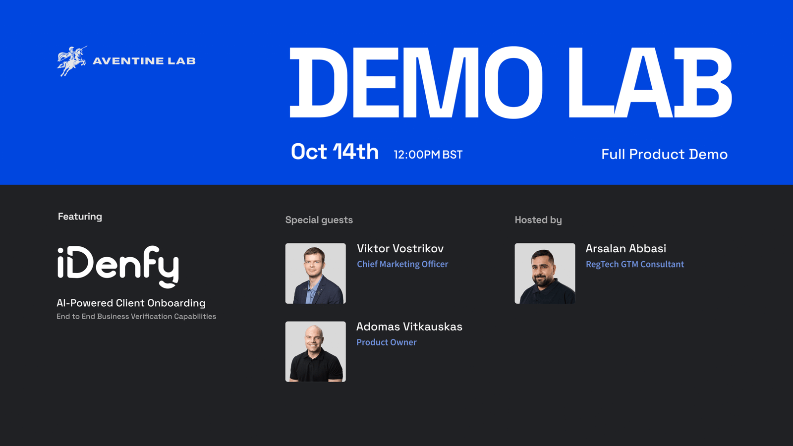 Demo Lab iDenfy