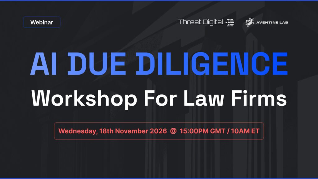 AI Due Diligence For Law Firms Webinar